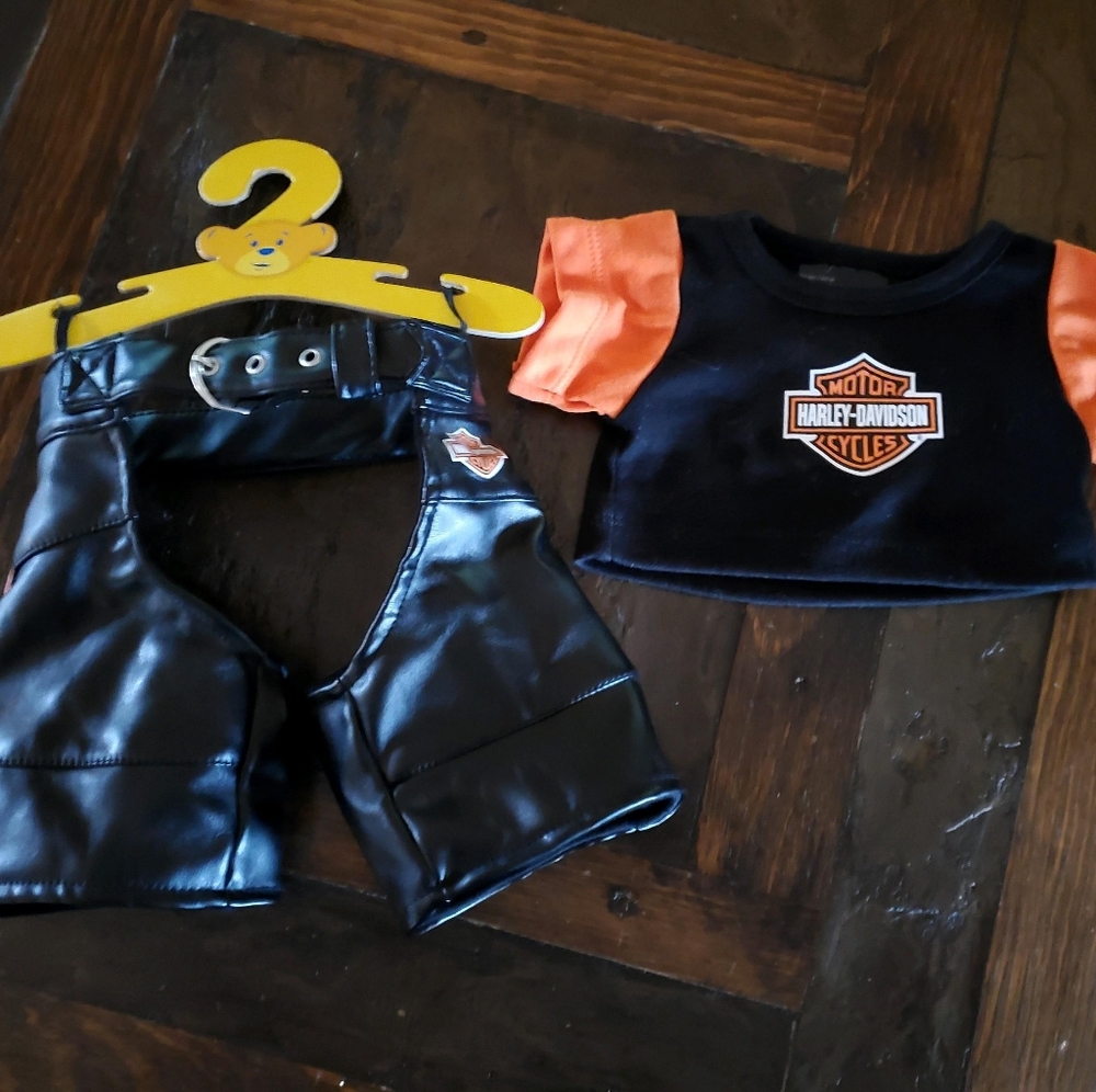 BUILD A BEAR HARLEY DAVIDSON OUTFIT